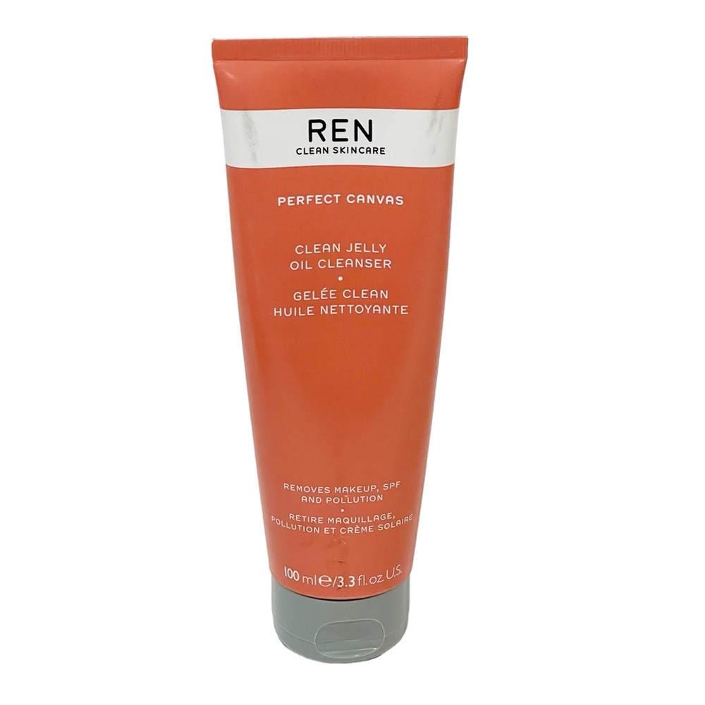 REN CLEAN SKINCARE Perfect Canvas Clean Jelly Oil Cleanser 100 ml /3.3 Fl oz NEW